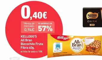 PrimaPrix Kellogg's All Bran Bizcochito Fruta Fibra 40g. oferta