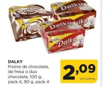 Alimerka Dalky Postre De Chocolate, de Fresa o Duo Chocolate oferta