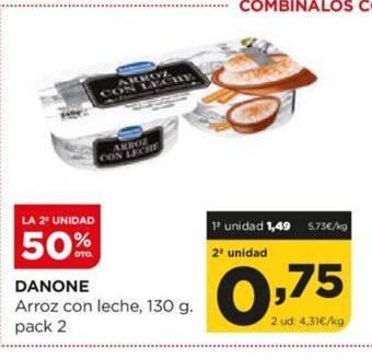 Alimerka Danone Arroz Con Leche oferta