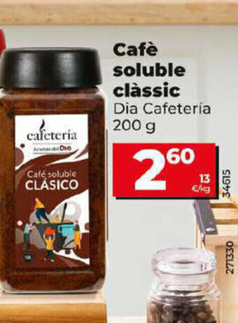 Dia Cafè Soluble Clàssic oferta