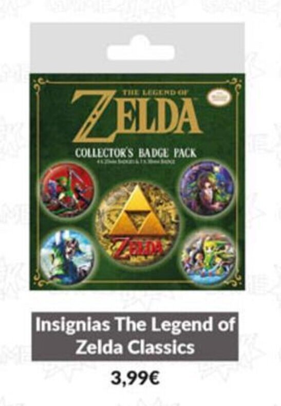Game Insignias The Legend Of Zelda Classics oferta