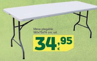 HiperDino Mesa plegable oferta