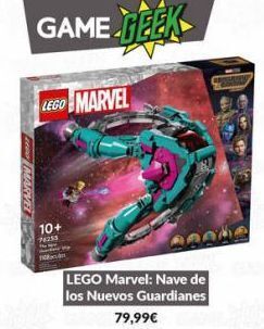 Game Marve game geek lego marvel 10+ 74255 lego marvel: nave de los nuevos guardianes 79,99€ oferta
