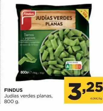 Alimerka Judías verdes congeladas findus oferta