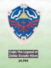 Game Cojín the legend of zelda: escudo 40cm 29,99€ oferta