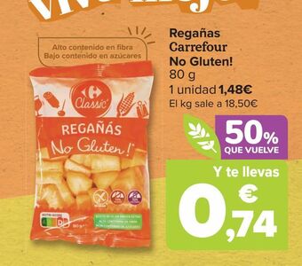 Carrefour Regañas carrefour no gluten! oferta
