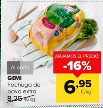 Autoservicios Familia Pechuga de pavo gemi oferta