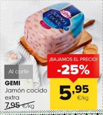 Autoservicios Familia Jamón cocido extra gemi oferta