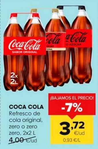Autoservicios Familia Refresco de cola coca-cola oferta