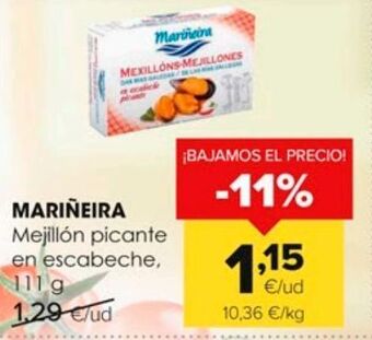 Autoservicios Familia Mejillones en escabeche oferta