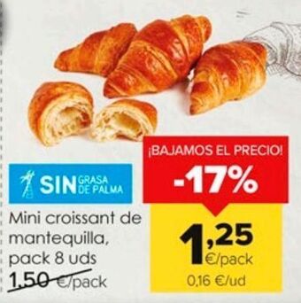 Autoservicios Familia Croissant de mantequilla oferta