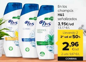 Autoservicios Familia Champú h&s oferta