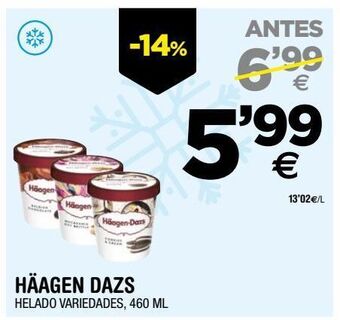 BM Supermercados Helados häagen-dazs oferta