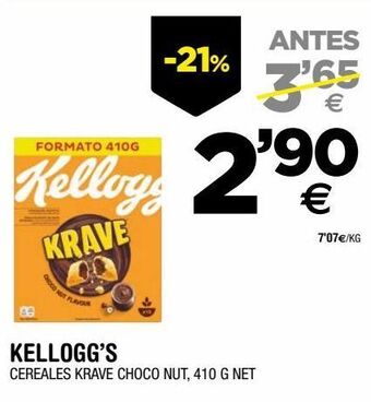 BM Supermercados Cereales kellogg's oferta