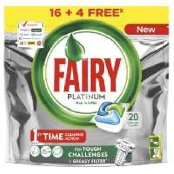 FROIZ Vajillas máquina fairy platinum 16 cápsulas oferta