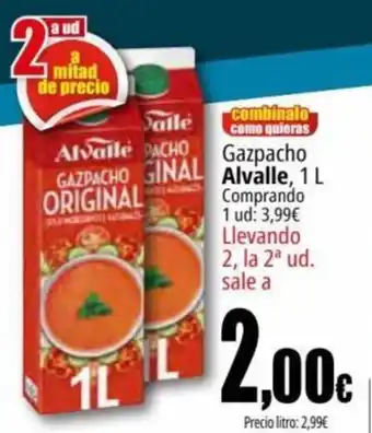 UDACO Gazpacho Alvalle, 1L oferta