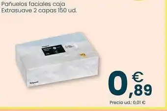Clarel Pañuelos faciales caja extrasuave 2 capas oferta
