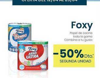 Clarel Foxy papel de cocina toda la gama combina a tu gusto oferta