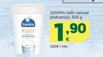 HiperDino Sandra kéfir natural probióticos oferta