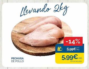 Supermercados La Despensa Pechuga de pollo oferta