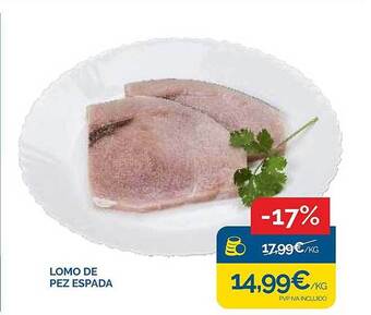 Supermercados La Despensa Lomo de pez espada oferta