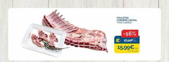 Cash Ecofamilia Chuletas cordero lechal oferta