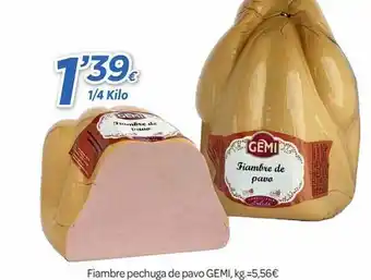 Alsara Supermercados Fiambre pechuga de pavo gemi oferta