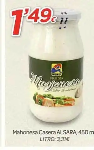 Alsara Supermercados Mahonesa casera alsara oferta