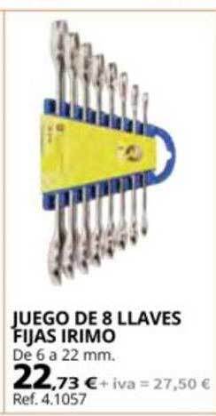 Coferdroza Juego de 8 llaves fijas irimo oferta