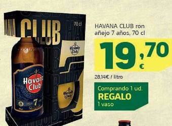 HiperDino Havana club ron añejo 7 años oferta