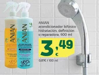 HiperDino Anian acondicionador bifásico hidratación, definición o reparadora oferta