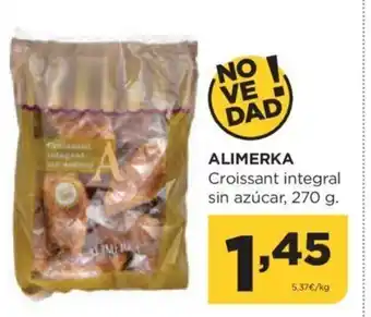 Alimerka Alimerka Croissant Integral Sin Azúcar 270g oferta