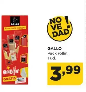 Alimerka Gallo pack Rollin 1 ud oferta