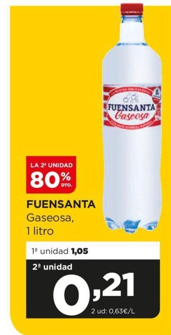 Alimerka Fuensanta Gaseosa 1 litro oferta