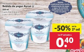 Lidl Bebida de Yogur Ayran oferta
