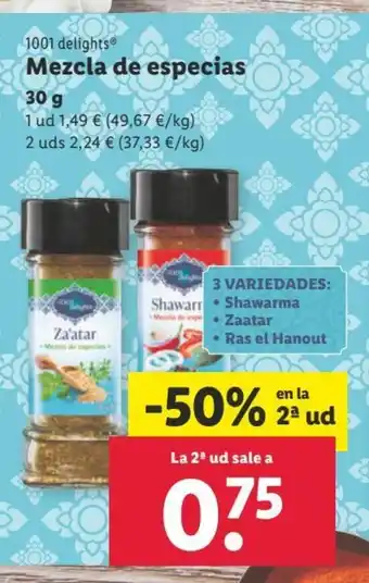Lidl Mezcla de Especias oferta