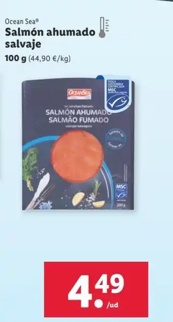 Lidl Salmón Ahumado Salvaje oferta