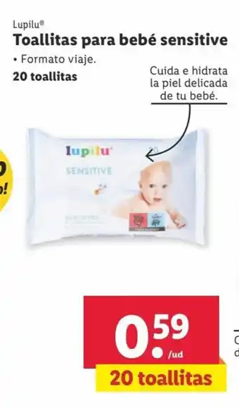 Lidl Toallitas Para Bebé Sensitive oferta