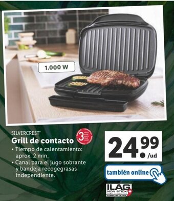 Lidl Grill De Contacto oferta