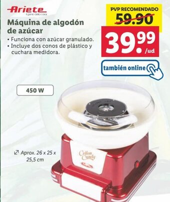 Lidl Máquina de Algodón de Azúcar oferta