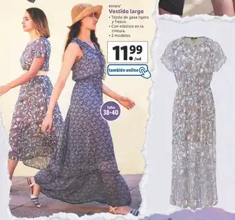 Lidl Vestido Largo oferta