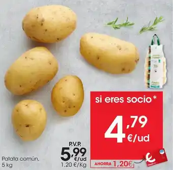 Eroski Patata común 5 kg oferta