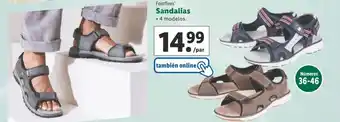 Lidl Sandalias oferta