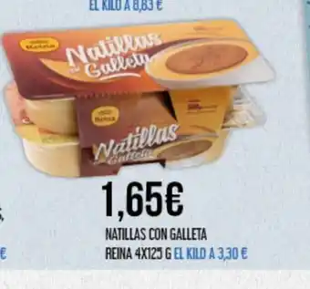 Claudio Natillas Con Galleta Reina 4 x 125g oferta