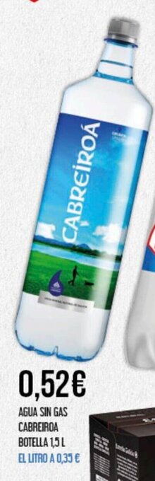 Claudio Agua Sin Gas Cabreiroa Botella 1.5L oferta