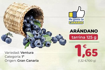 SPAR Gran Canaria Arándano oferta