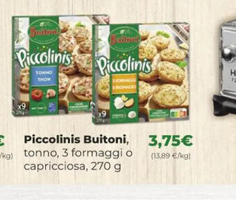 SPAR Gran Canaria Piccolinis Buitoni oferta