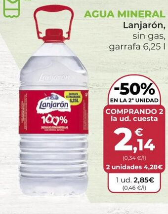 SPAR Gran Canaria Agua Mineral Lanjarón oferta