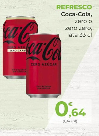 SPAR Gran Canaria Refresco Coca-Cola oferta