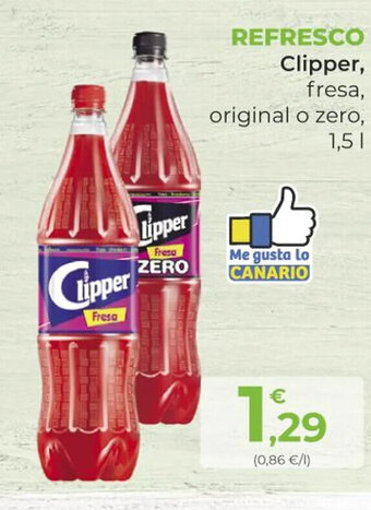 SPAR Gran Canaria Refresco Clipper oferta
